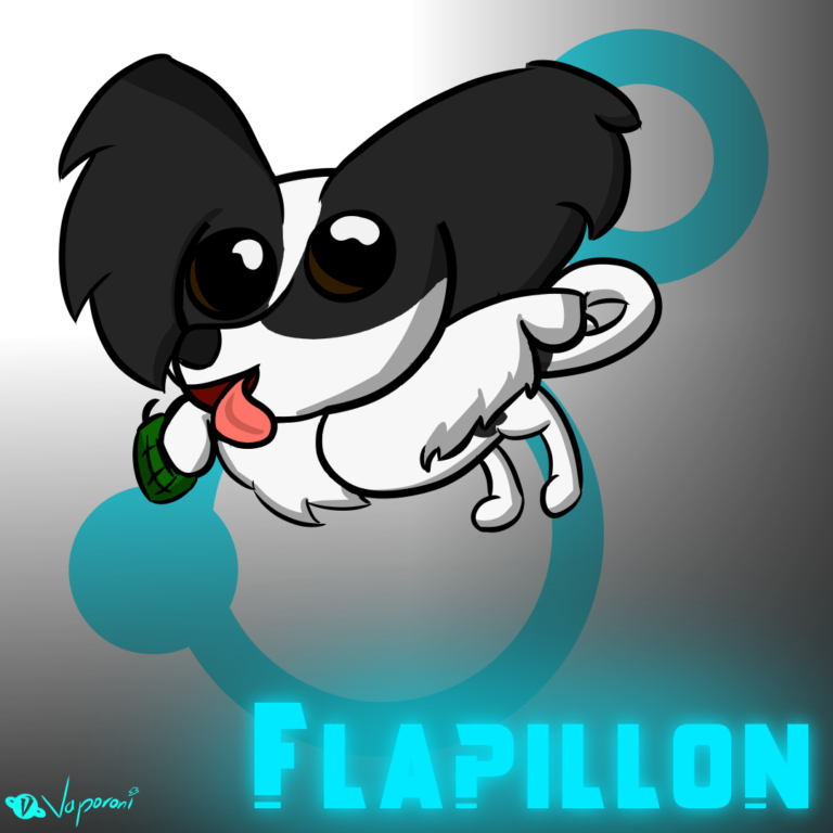 Pappion with wings